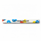 Side view of the I love Panama Chocolate Raspao Bar, showing colorful Raspao cups.