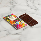 Nome 63% Dark Chocolate Bar packaging and unwrapped bar.