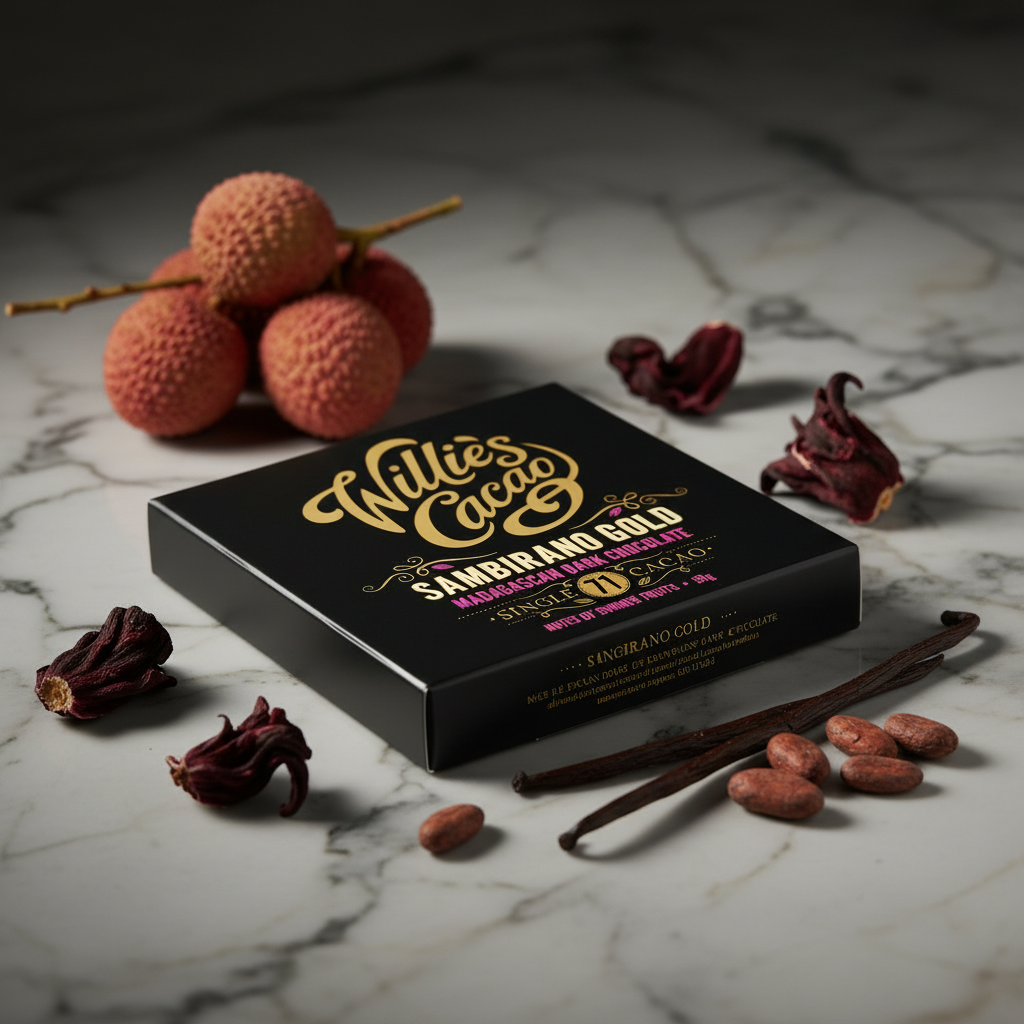 71% Dark Chocolate Bar – Single-Origin Sambirano Madagascar, Vegan | Willie's Cacao USA