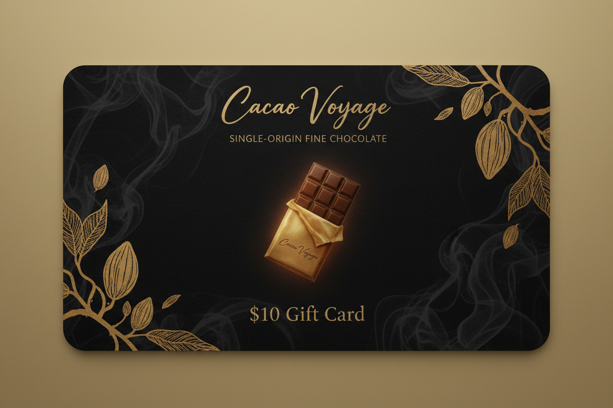 Cacao Voyage $10 Gift Card