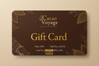 Cacao Voyage Gift Card Design