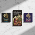 Cacao Voyage Tasting Trio — three craft chocolate bars side by side: Willie's Cacao Rio Caribe Gold 72% dark, Nome Geisha Natural 65% dark, and Willie's Cacao Milk of the Stars 54% milk chocolate.