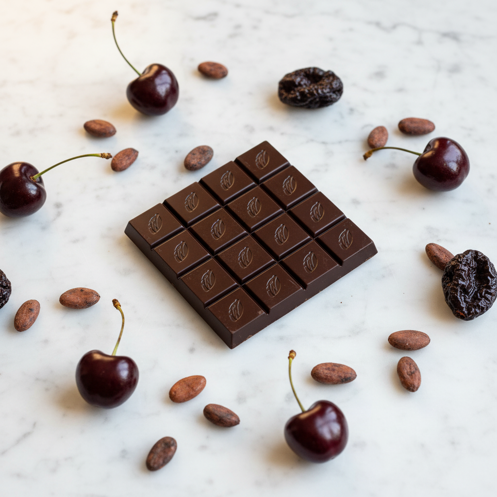 Willie's Cacao 88% Colombia Bar on Marble